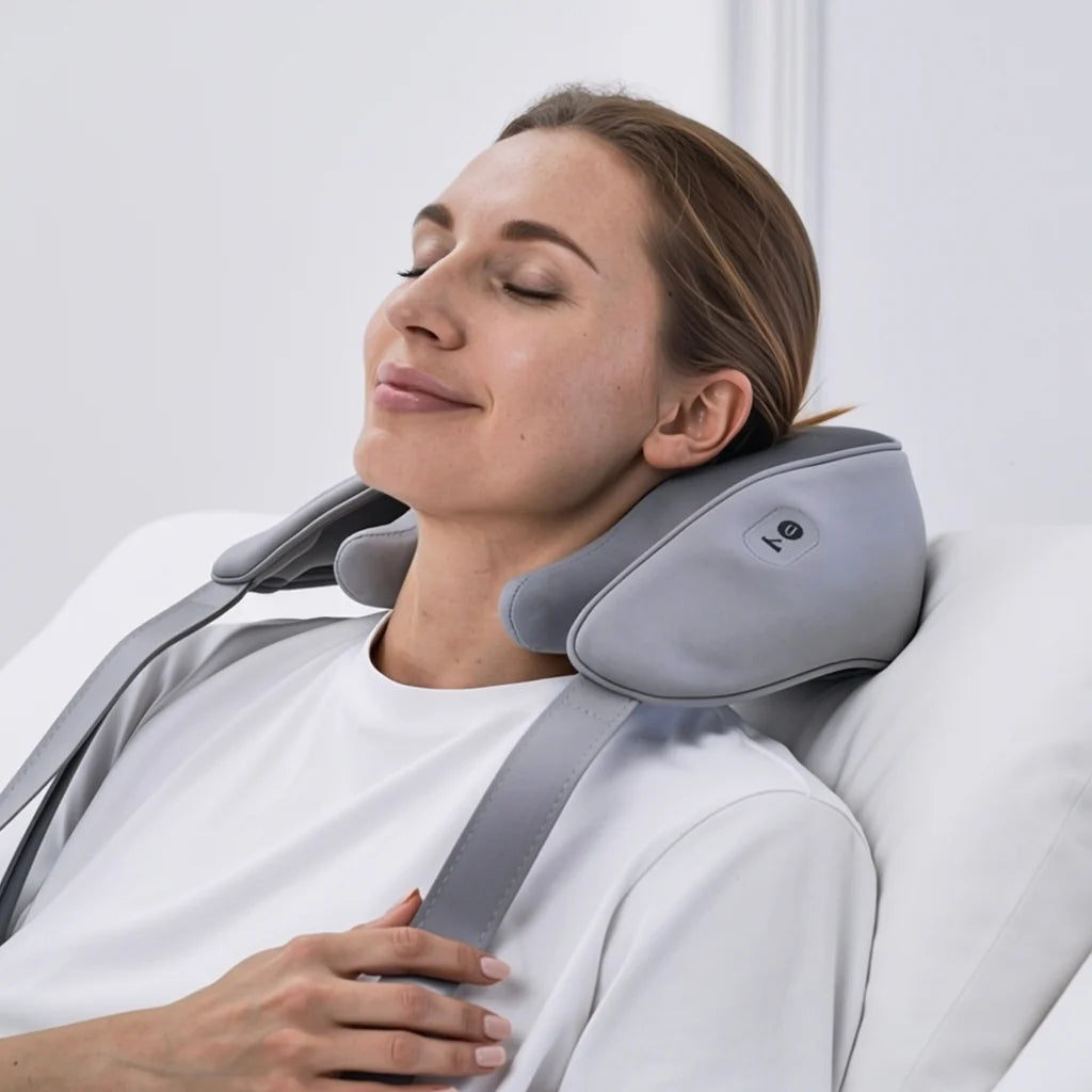Electric Neck & Shoulder Massager with Heat – Hands-Free Deep Tissue Massager